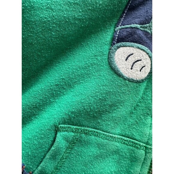 Mini Boden Boys 4-5Y Green Sherpa Lined Zip Up Outdoor Nature Hoodie - Picture 9 of 11